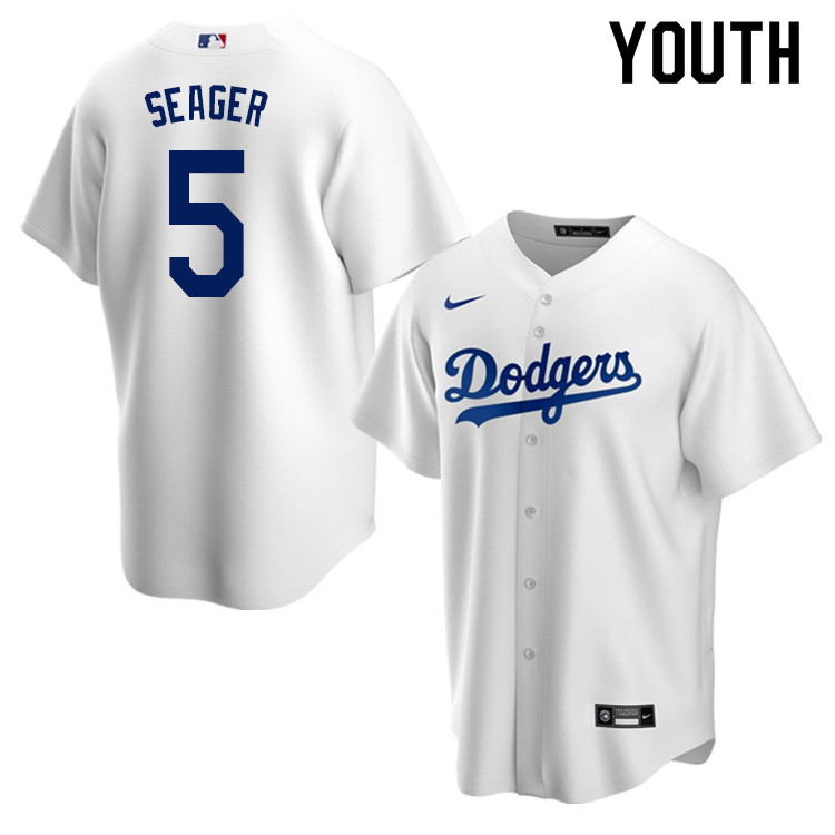 Nike Youth #5 Corey Seager Los Angeles Dodgers Baseball Jerseys Sale-White